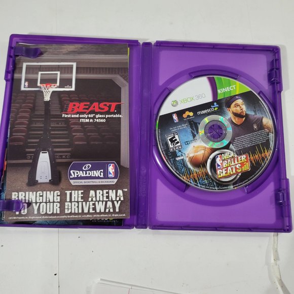 XBox 360  / XBox Kinect NBA Baller Beats Game - - #1272 - Picture 3 of 3